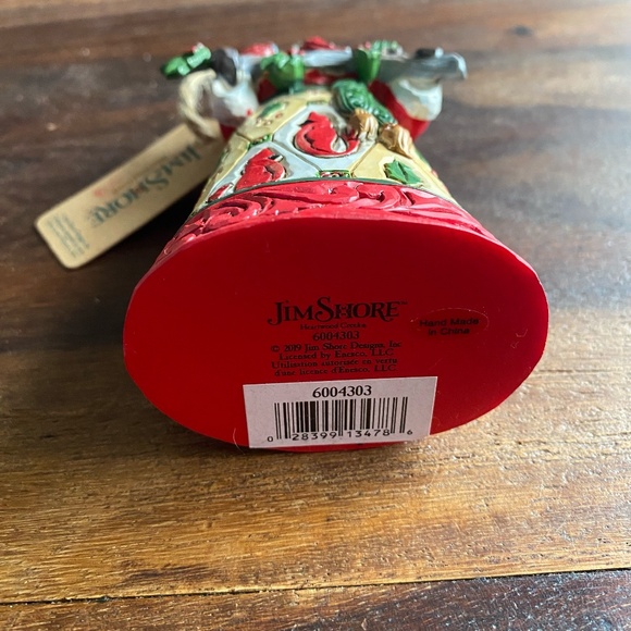 Jim Shore Heartwood Creek 2019 Cardinal Holly Holiday Christmas Ornament New - Picture 4 of 4